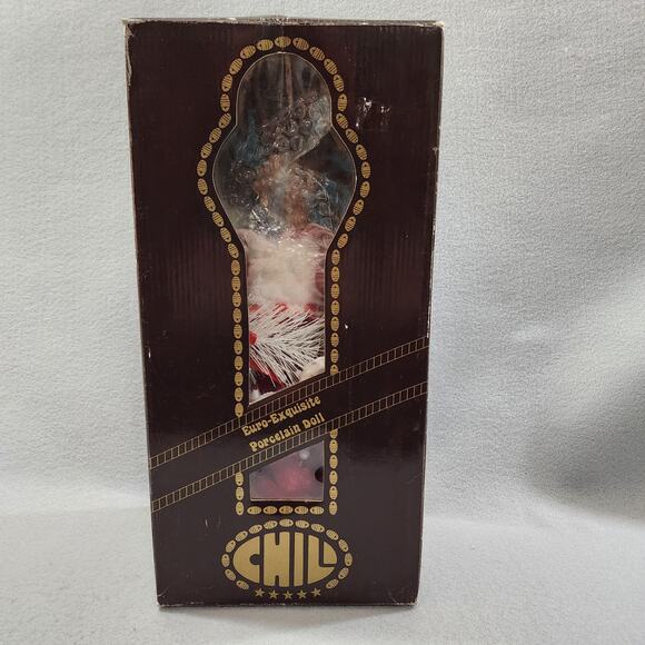 Handmade 12" Porcelain Angel Doll Tree Top Christmas Angel Euro-Exquisite - Picture 9 of 9